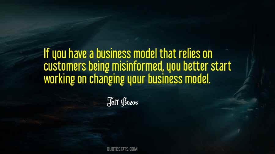 Business Model Sayings #208097