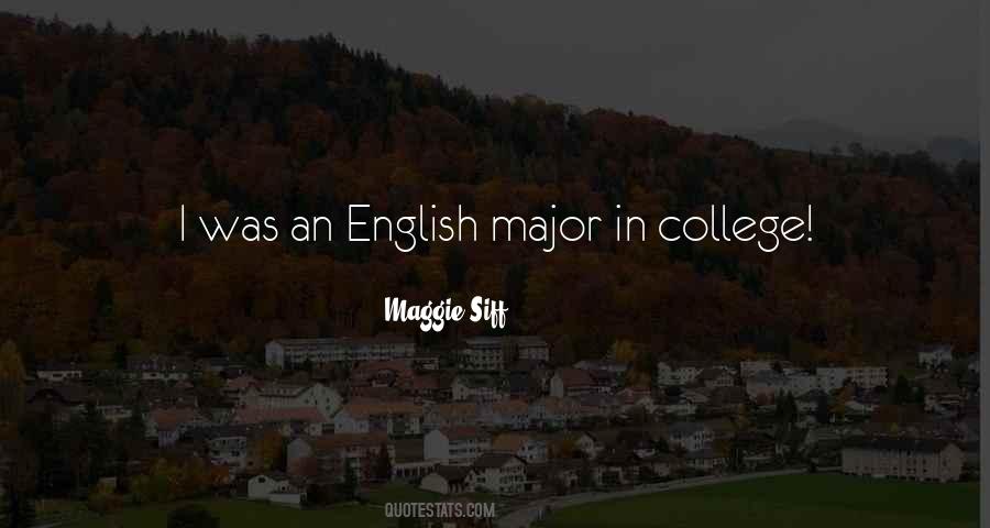 English Major Sayings #1549296
