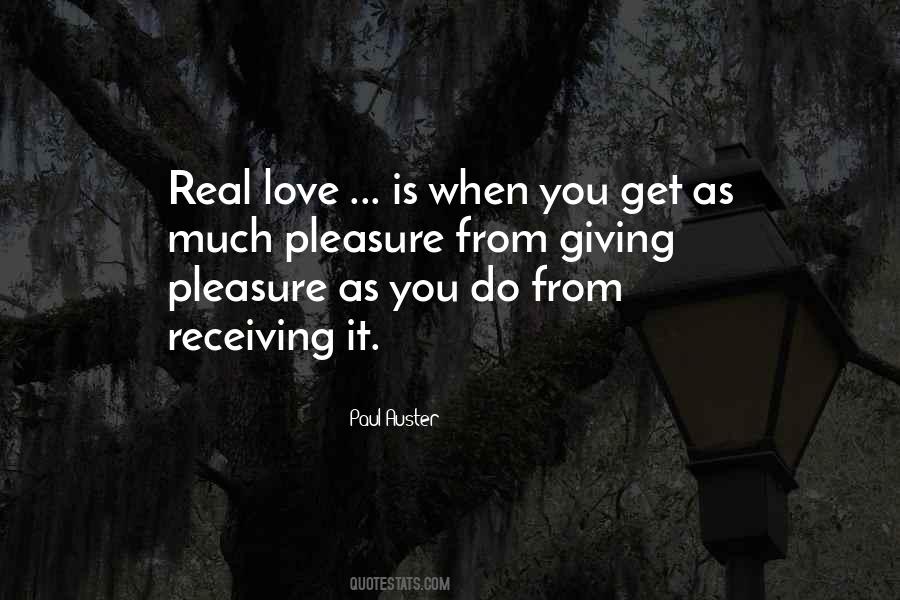 Quotes About When Love Is Real #1309157