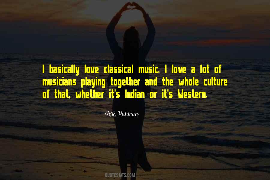 Quotes About Western Music #1052193