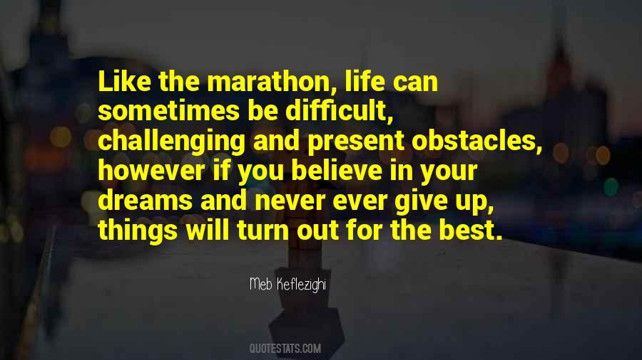 Best Marathon Sayings #14331