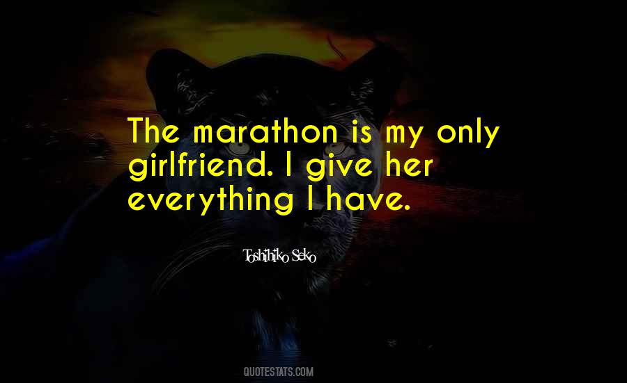 Best Marathon Sayings #63403