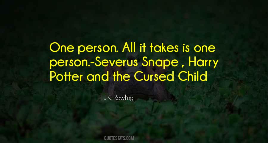 Quotes About Harry Potter And The Cursed Child #1289841