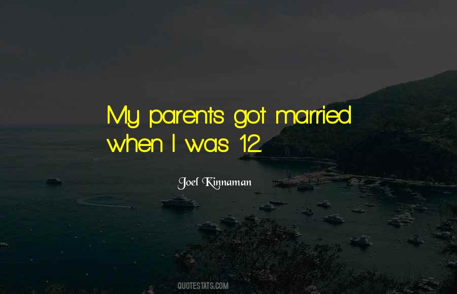 Got Married Sayings #1702127