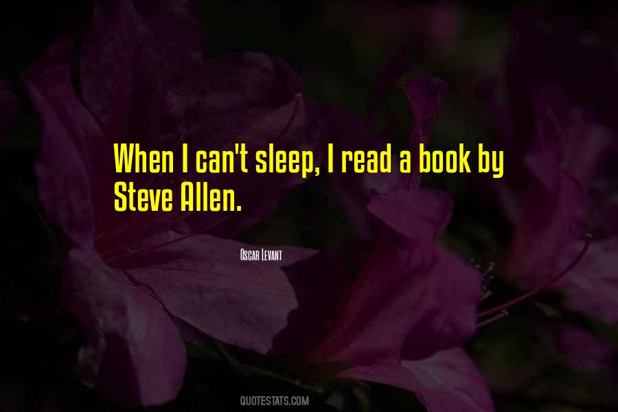 Quotes About Can't Sleep #305144