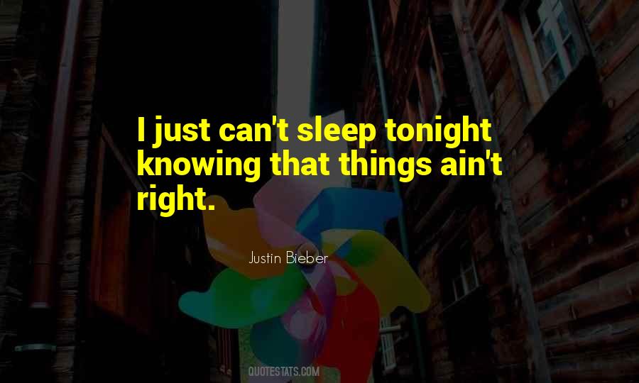 Quotes About Can't Sleep #392700