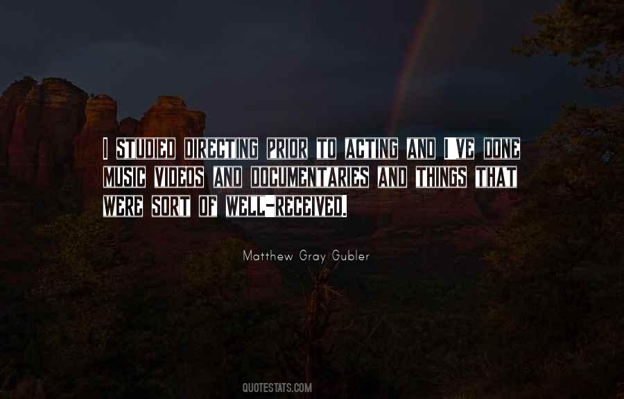 Matthew Gray Gubler Sayings #644160