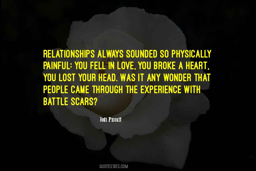 Quotes About Battle Scars #1255722