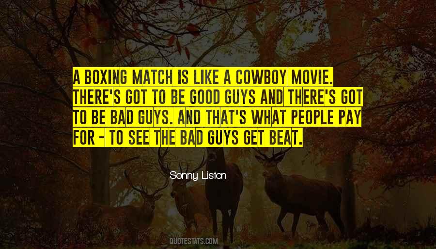 Boxing Match Sayings #45907