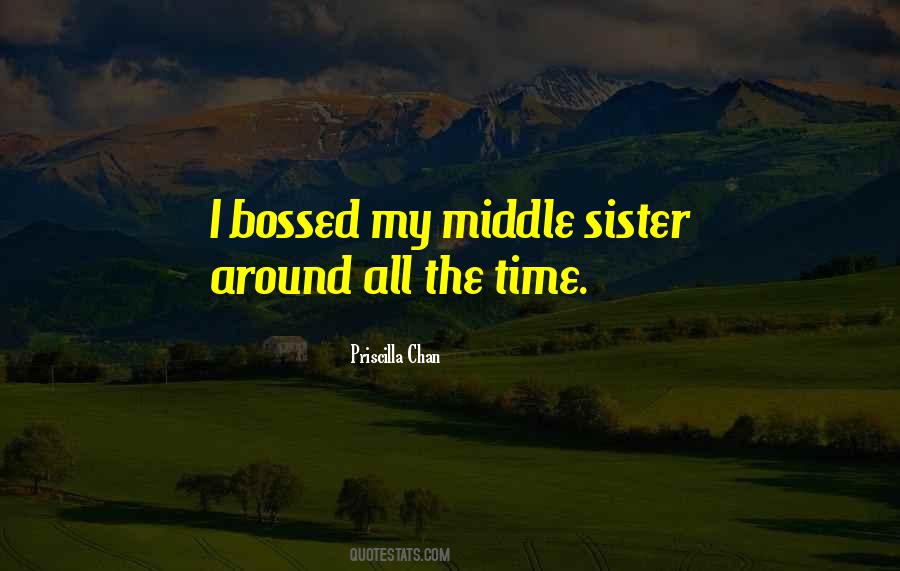 Middle Sister Sayings #714638