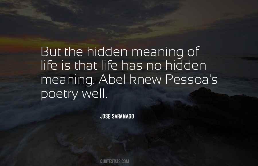 Hidden Meaning Sayings #542505