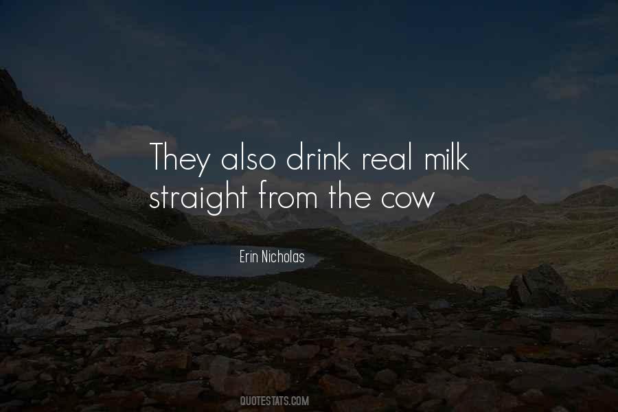 Cow Milk Sayings #233161
