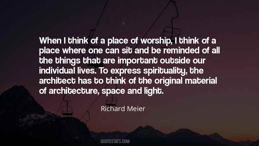 Richard Meier Sayings #942028