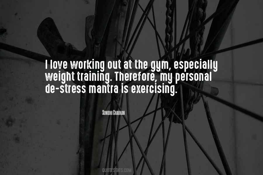 Quotes About Gym Training #942447