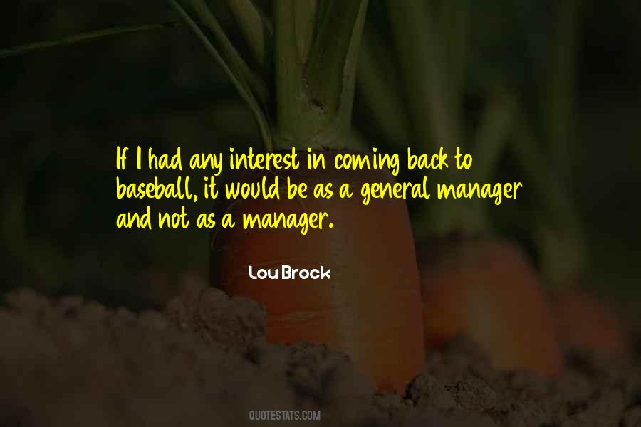 Baseball Manager Sayings #152063