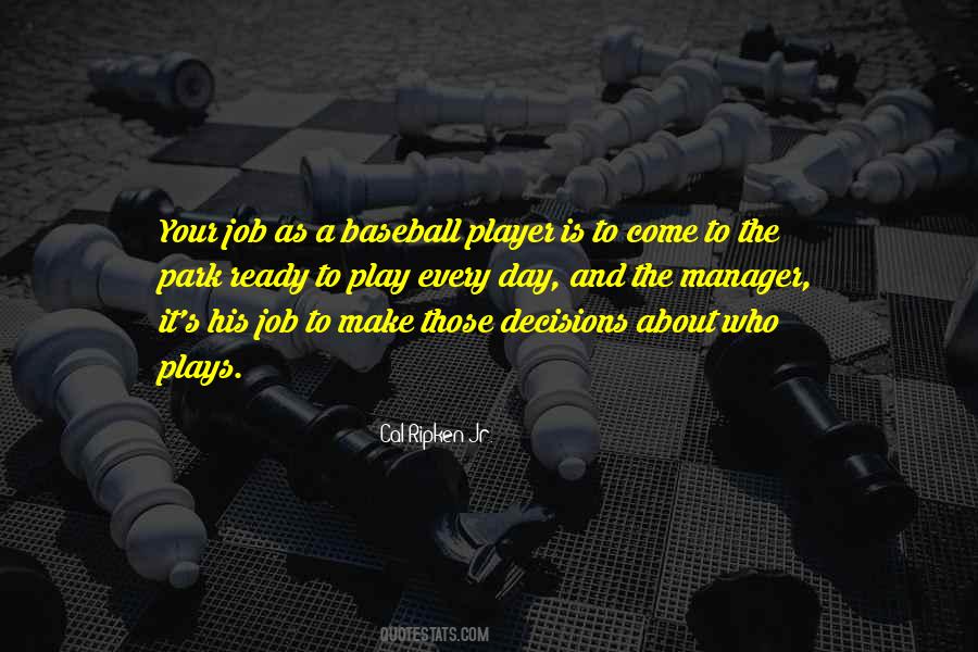 Baseball Manager Sayings #1616763