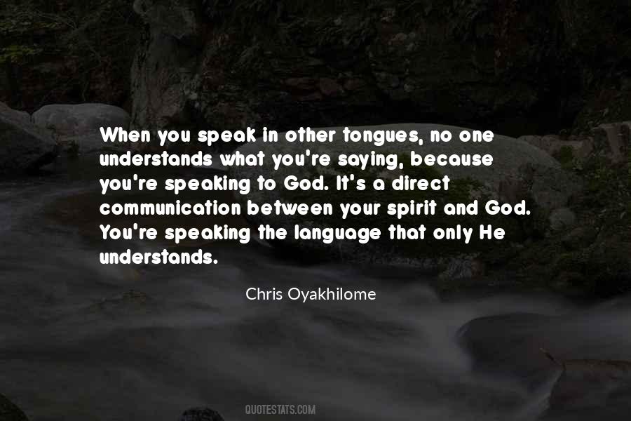 Quotes About Speaking To God #1059929