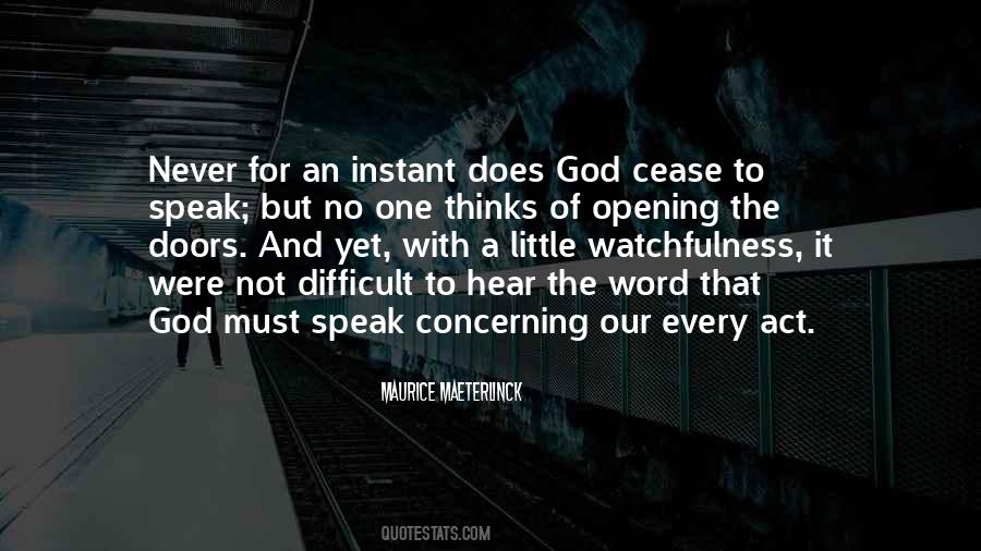 Quotes About Speaking To God #898861