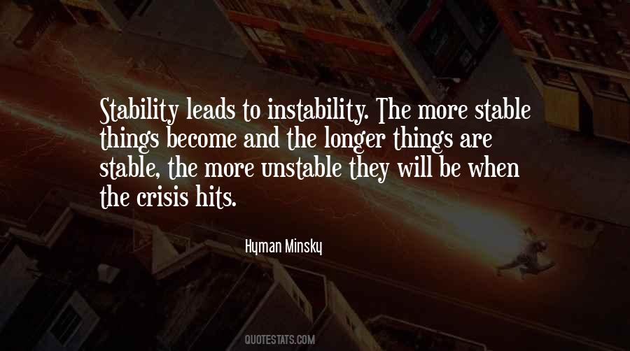 Quotes About Unstable #1817870