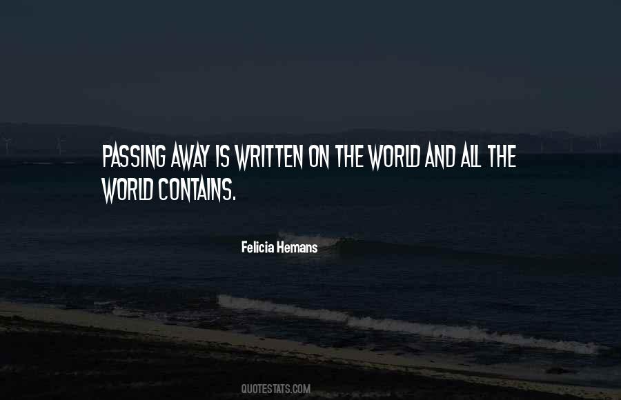 Quotes About Passing Away #1541864