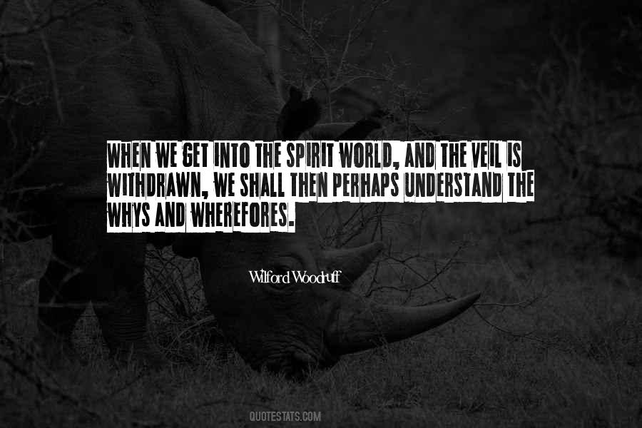 Quotes About The Spirit World #234508