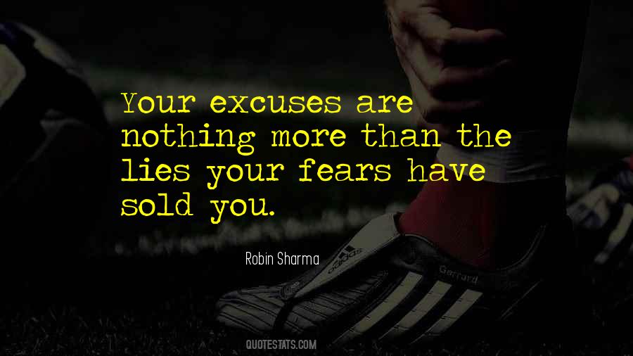 More Excuses Than Sayings #870510