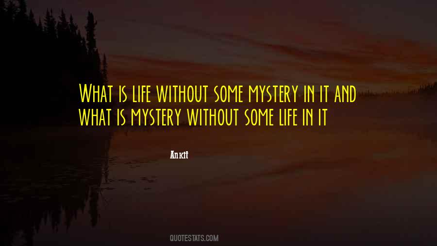 Mystery Quotes And Sayings #1508194
