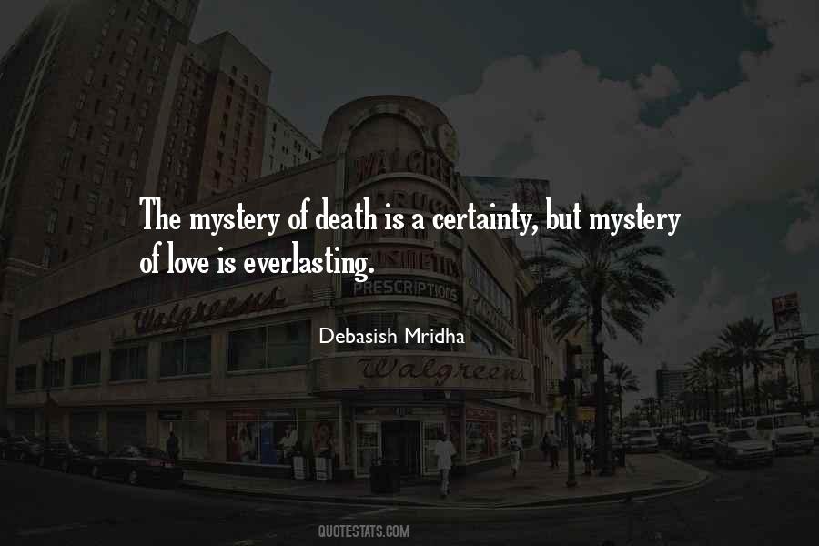 Mystery Quotes And Sayings #212989