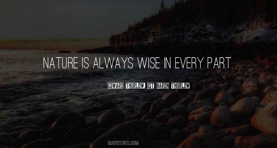 Wise Nature Sayings #389651