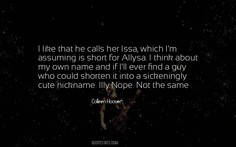 Cute Name Sayings #1693472