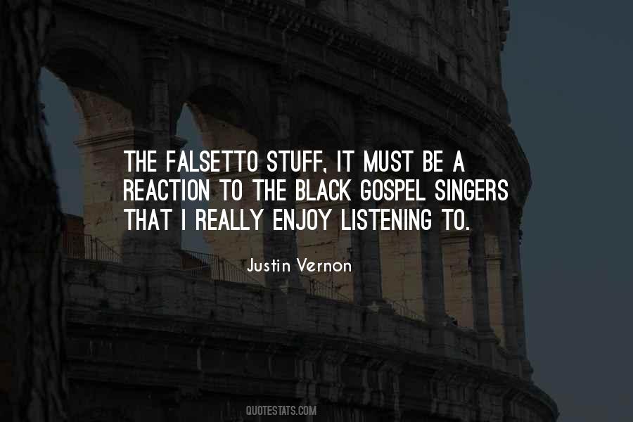 Quotes About Falsetto #1389790