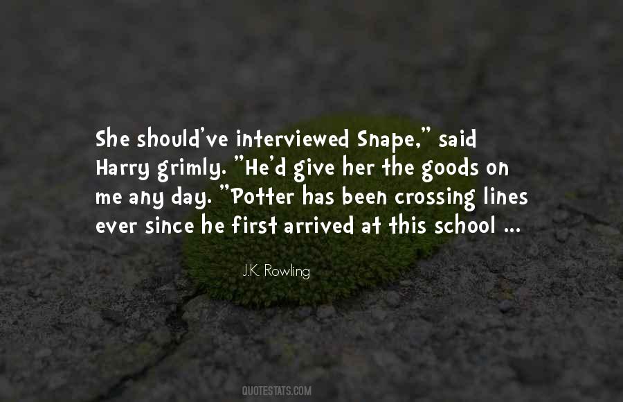 Snape Harry Potter Sayings #160407