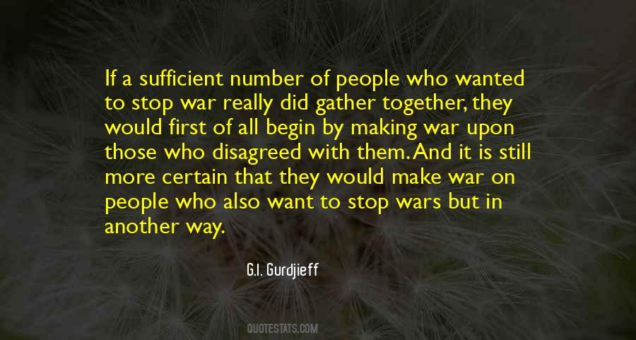 Quotes About Stop War #1838381