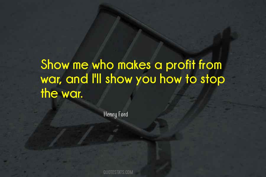 Quotes About Stop War #501777