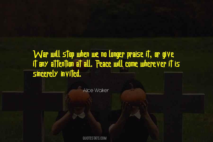 Quotes About Stop War #874555