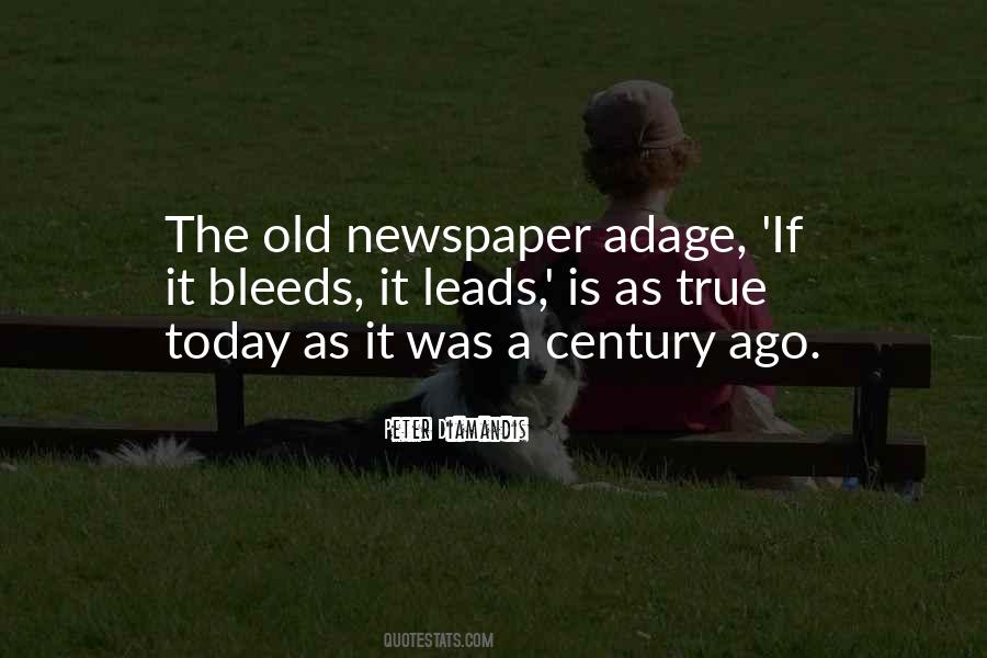 Old Newspaper Sayings #789181