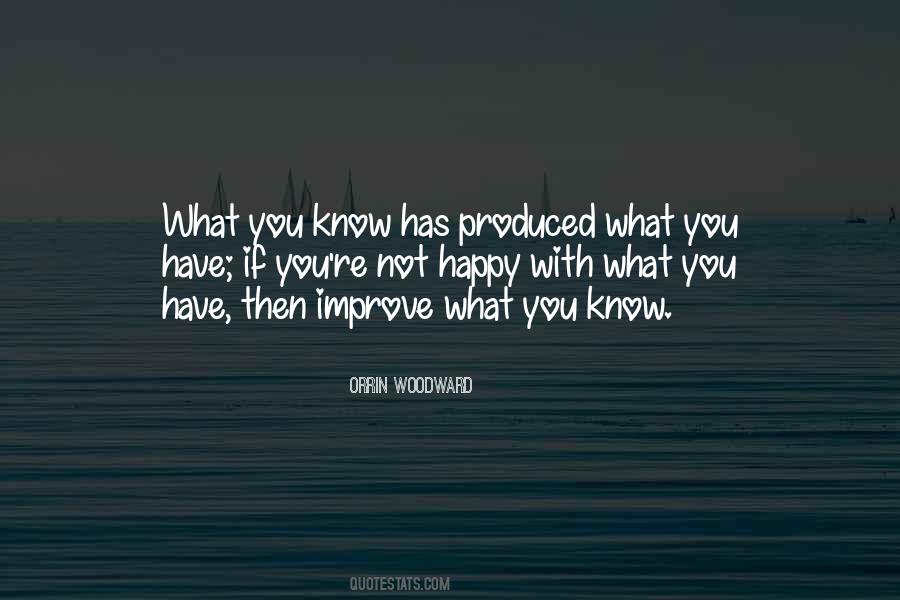 Quotes About What You Know #1309129