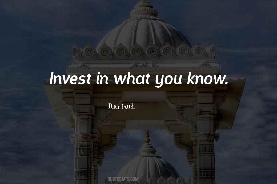 Quotes About What You Know #1351993