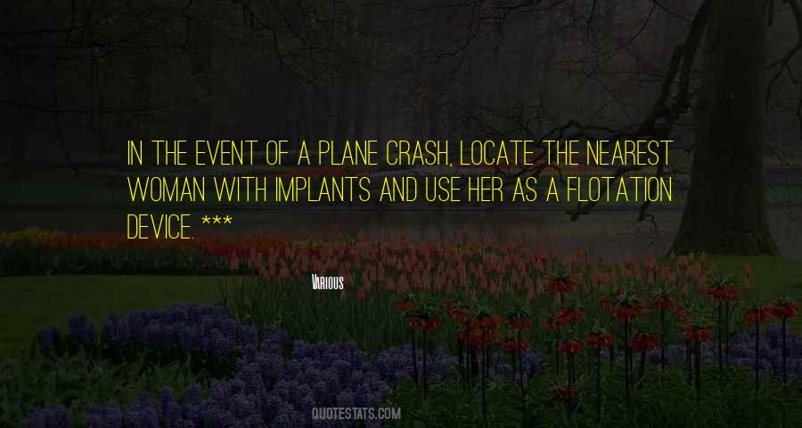 Plane Crash Sayings #1826828