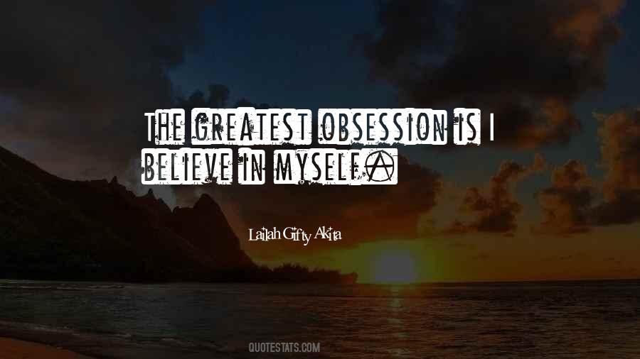 Self Obsession Sayings #1001860