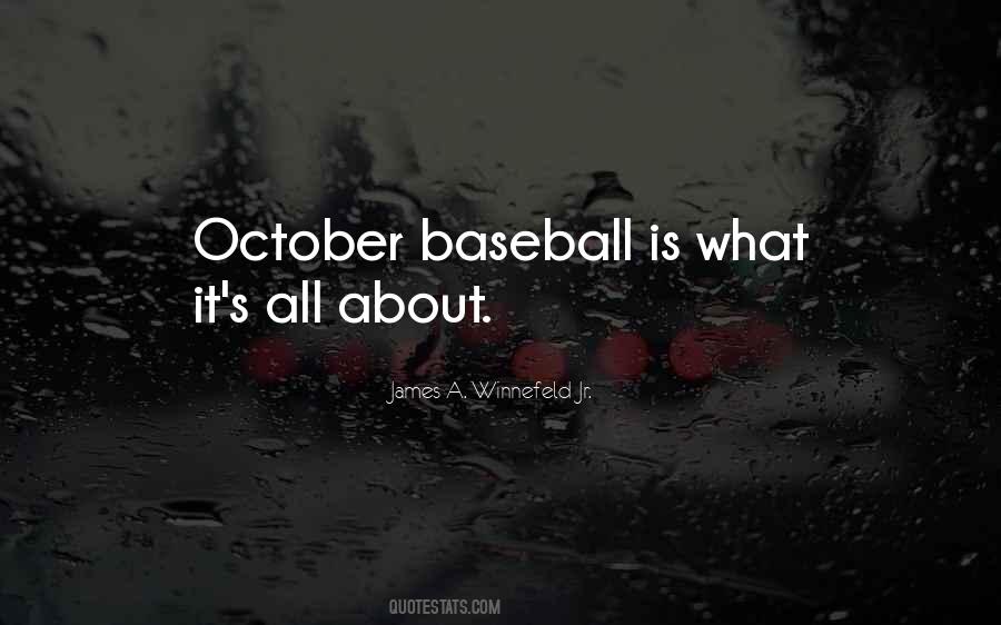 Baseball October Sayings #1487213