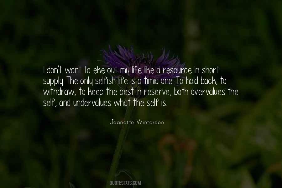 Short Self Sayings #755204