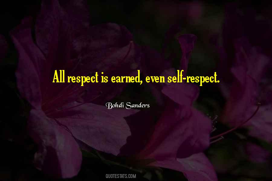 Self Respect Quotes Sayings #772505