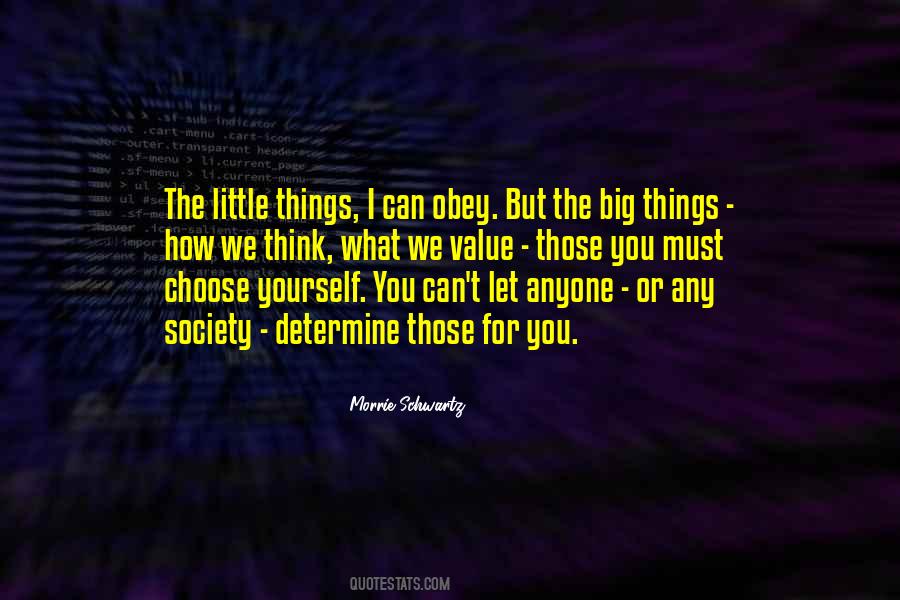 Quotes About Things We Value #1018280