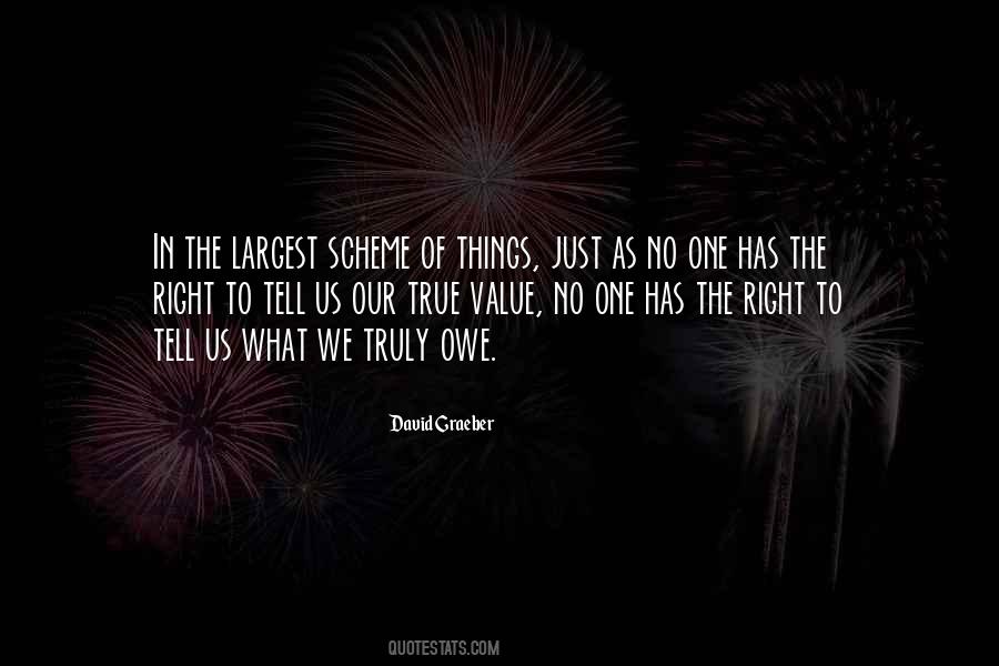 Quotes About Things We Value #252767