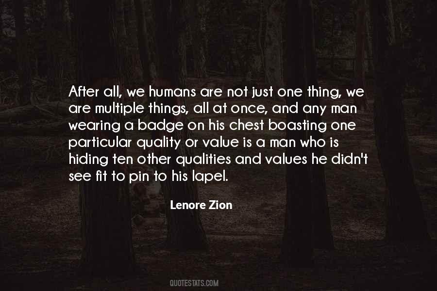 Quotes About Things We Value #518391