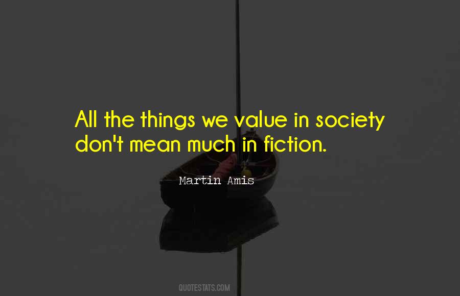 Quotes About Things We Value #757748