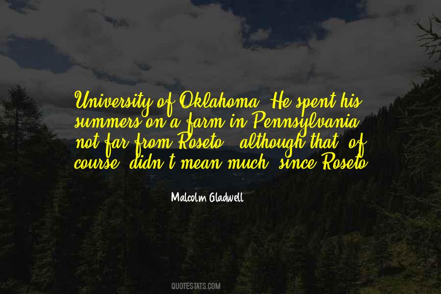 Oklahoma University Sayings #138274