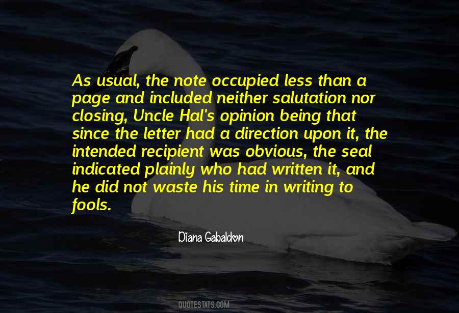 Quotes About Being A Waste Of Time #1018706