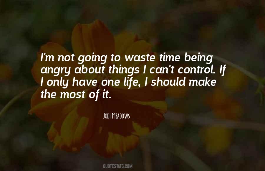 Quotes About Being A Waste Of Time #1471609